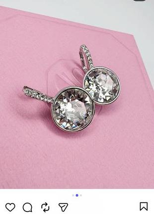 Сережки swarovski millenia
