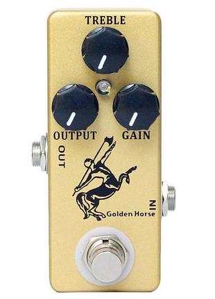 Педаль для гитары ymuze moskyaudio golden horse с функцией овердрайва