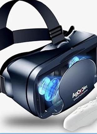 Vr-гарнітура з контролером, регульовані 3d vr-окуляри, гарнітура віртуальної реальності hd blu-ray