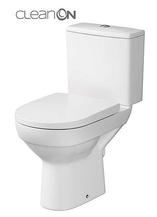 Компакт cersanit 602 city new clean on 011 3/5 с сиденьем дюропласт лифт