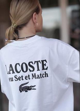 Футболка lacoste unisex