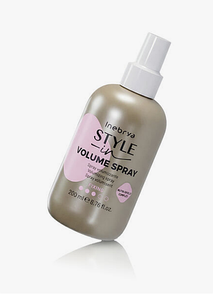 Спрей для надання об'єму тонкому та пошкодженому волоссю inebrya style-in volume root spray