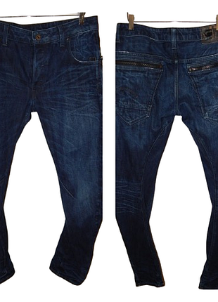 Джинси g-star raw arc zip 3d slim jeans. size w33 l34/48