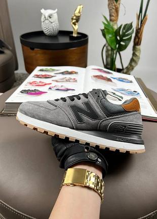 Женские кроссовки new balance x stone island dark gray разграждений
