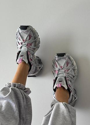 Кросівки  3xl extreme lace white / grey / pink