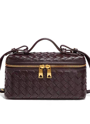 Сумка женская vanity case коричневая