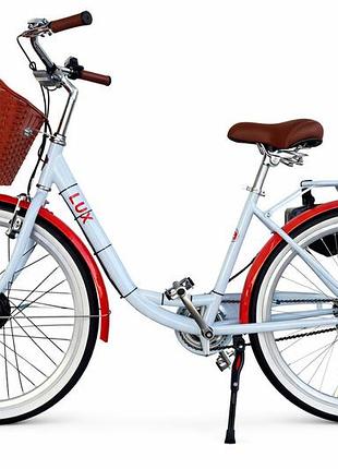 Электровелосипед crosser lux 26" (500w 36v 18ah) голубой