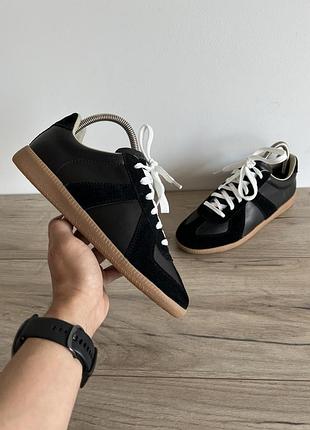 Кросівки шкіряні maison margiela replica оригінал