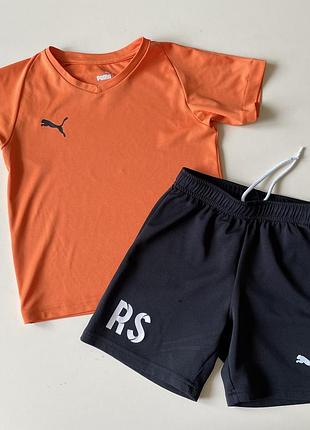 Спортивна форма puma пума футболка спортивна шорти спортивні на футбол форма для тренувань