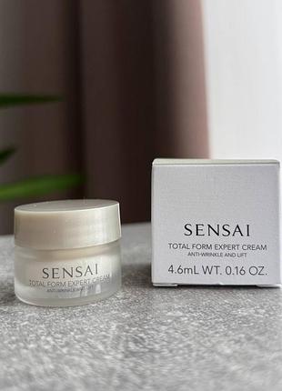 Антивіковий крем для обличчя  sensai total form expert cream anti wrinkle & lift 4,6 мл.