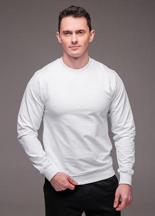 Свитшот мужской белый casual