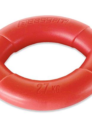Эспандер кистевой easyfit elliptic 27 кг красный