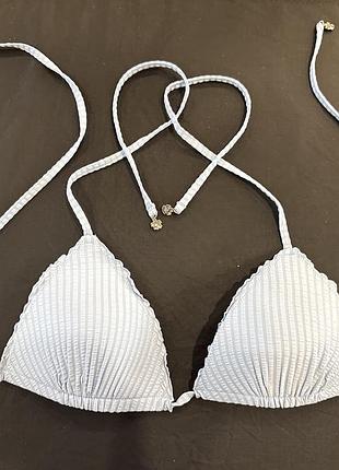 Блакитний ліф купальник h&m розміру с/м