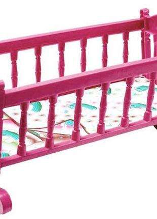 Кроватка для куклы барби s0013 качалка s0013(pink)