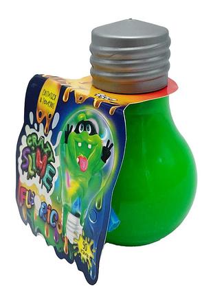 Вязкая масса лампочка fluoric "crazy slime" slm-07-01u светится в темноте зеленый