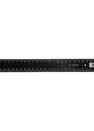 Классическая линейка as-0608, к-9095 цвет черный, пластиковая, 30 см