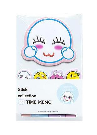 Бумажные стикеры смайл bambi n7-006-2 для заметок