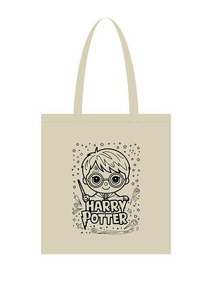 Экосумка для покупок "harry potter" сумка-шоппер 190cct-8, 38 x 42 см (190г/м2)