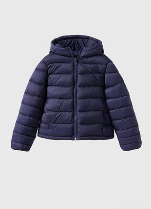 Куртка zara 120 у темно синьому кольорі для дівчинки (5507/715)