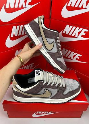 Кросівки чоловічі nike sb dunk 991 brown grey розпродаж наложка