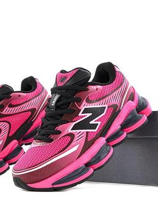 Спортивні текстильні кросівки new balance 2000 pink black