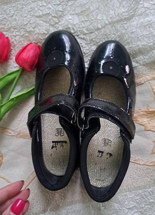 Лакові туфлі "clarks"  ⭐️р.34 (уст.22.0 см) 6