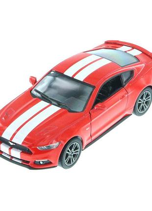Дитяча модель машинки ford mustang gt (2015) kinsmart kt5386fw, 1:38 red