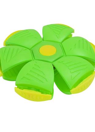 Детская игрушка мяч-трансформер 87008h-3(green) 16 см, со светом