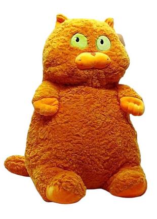 М'яка іграшка "товстий кіт" k15215, 60 см жовтий