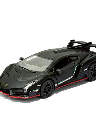 Колекційна іграшкова машинка matte lamborghini kt5370w інерційна black