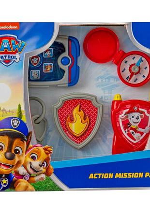 Детский игровой набор "снаряжение спасательной миссии" paw patrol 1500048