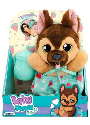 Интерактивная игрушка серии "yummy" немецкая овчарка baby paws 926363im с аксессуарами
