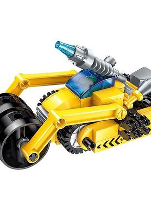 Дитячий конструктор qman 1408-1-8 транспорт, 76 дет mobile grader
