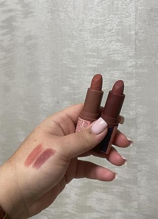 Лот матових помад glambee soft touch 4г два відтінки