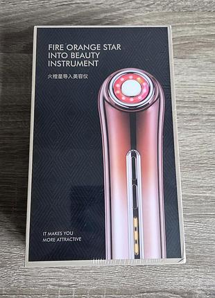 Микротоковый массажер для лица с led-терапией