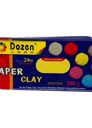Масса для лепки "dozen" dscn0670(yellow) 250 грамм