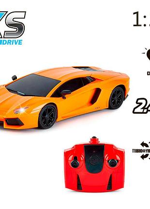 Автомобіль на радіокеруванні lamborghini aventador lp 700-4 ks drive 124glbo світяться фари