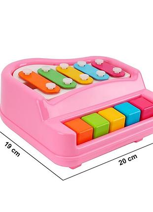 Игрушка "ксилофон-фортепиано технок", арт.7907txk 3