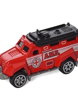 Машина детская "пожарная спецтехника" 7525f-7, 1:64