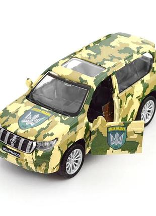 Автомодель серии «шевроны героев» toyota land cruiser prado «птицы мадьяра» technodrive 250363m