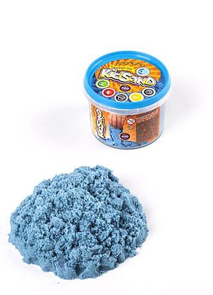 Набор креативного творчества "кинетический песок "kidsand" ks-01-06, 400 гр синий