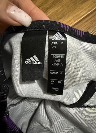 Укорочений лонгслів adidas кроп топ 6