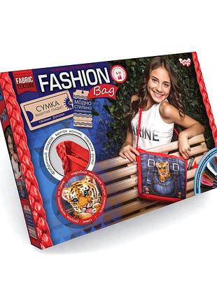 Комплект для творчества "fashion bag" fbg-01-03-04-05 вышивка мулине тигр