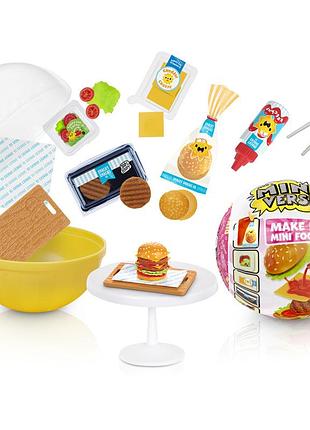 Игровой набор для творчества "приготовь ужин" mga's miniverse 505419 серии "mini food 3"