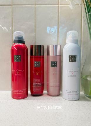 Олійка для душу гель-пінка рітуалс rituals ayurveda sakura