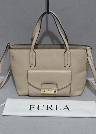 Кожаная сумка furla, оригинал