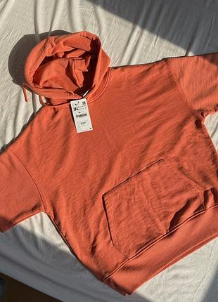 Худі zara помаранчеве, розмір m