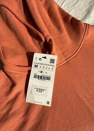 Худі zara помаранчеве, розмір m 2