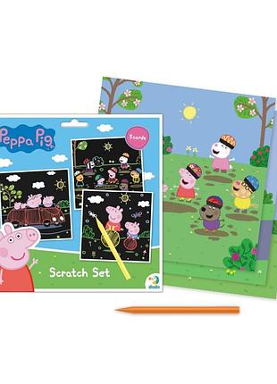 Набор гравюр peppa pig "веселые развлечения" dodo 200185
