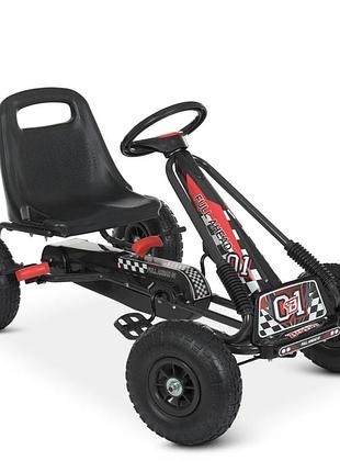 Велокарт детский bambi kart m 0645(2)-2 черный